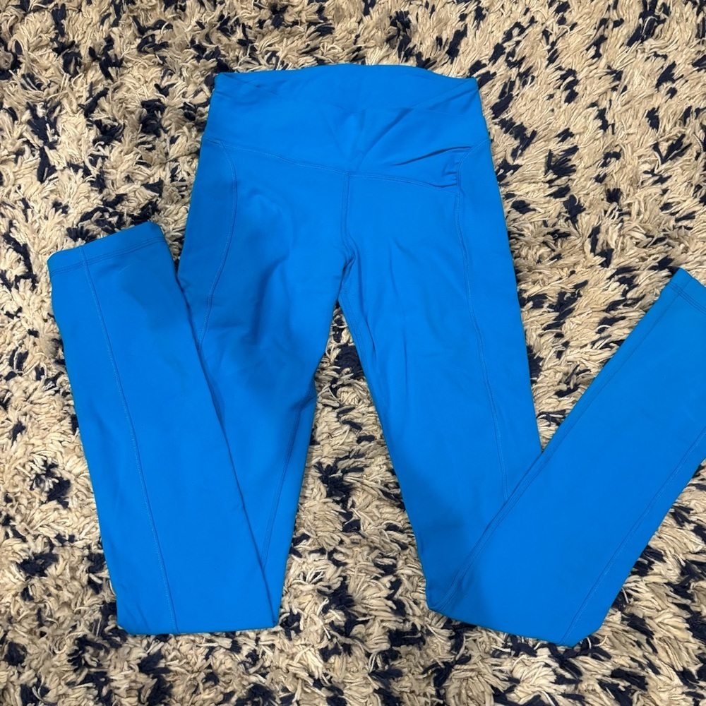 lululemon athletica Bright Blue High-Rise Leggings- long or tall